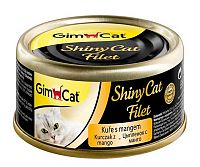 Shiny Cat Konzerva Filet Kura s Mangom 1×70 g