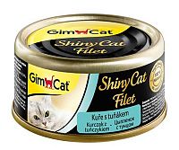 Shiny Cat Konzerva Filet Kura s Tuniakom 1×70 g