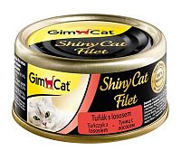 Shiny Cat Konzerva Filet Tuniak s Lososom 1×70 g
