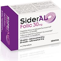 SiderAL Folic 30 mg vrecúška 1x20 ks