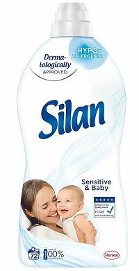 Silan Sensitive & Baby 1800 ml / 72 Praní