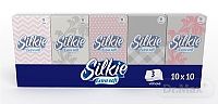 Silkie Extra soft Hygienické vreckovky 10×10 ks, 3-vrstvové papierové vreckovky