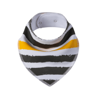 Simed Bavlnený podbradník s nepriepustnou PUL vrstvou big stripes