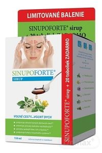 SINUPO FORTE Limitované balenie 1×1 set, sirup a kapsule