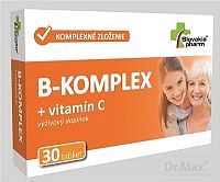 Slovakiapharm B-KOMPLEX + vitamín C 1×30 tbl, výživový doplnok