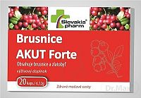 Slovakiapharm Brusnice AKUT Forte 1×20 cps, výživový doplnok