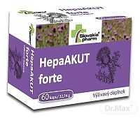 Slovakiapharm HepaAKUT forte 1×60 cps, doplnok výživy