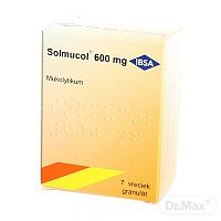 Solmucol 600 mg gra 1x7 vrecúšok