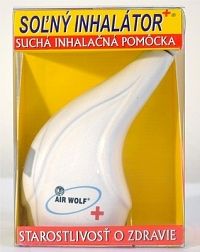 SOĽNÝ INHALÁTOR AIR WOLF (soľná fajka - soľný inhalátor, porcelánový s 5 ročnou dávkou) 1x1 ks