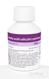 Solutio acidi salicylici spirituosa 1% sol.der.1 x 100 g