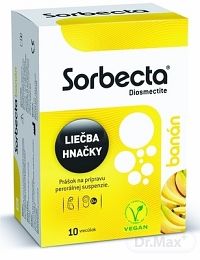 Sorbecta banán prášok na perorálnu suspenziu vo vreckách 1x10 ks