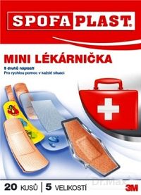 SPOFAPLAST 3M 602 20KS MINI LEKARNICKA 5VELKOSTI 1×20 ks, 5 veľkostí
