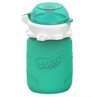 Squeasy Gear silikónová kapsička 104 ml 1 ks, farba aqua