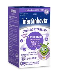 STADA Marťankovia s inulínom cmúľacie tablety príchuť lesné ovocie 1x30 ks