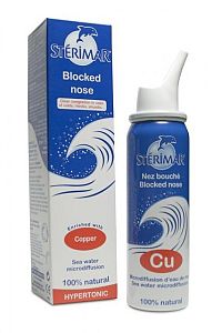 STERIMAR na upchatý nos nosový mikrosprej s obsahom morskej vody (hypertonický) od 3 rokov 1x50 ml