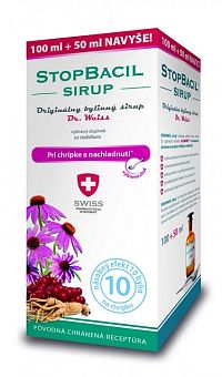 STOPBACIL SIRUP - Dr.Weiss 100+50 ml navyše (150 ml)