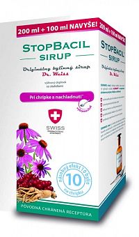 STOPBACIL SIRUP - Dr.Weiss 200+100 ml navyše (300 ml)