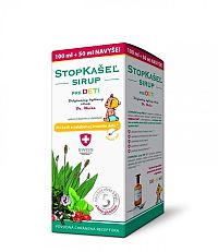 STOPKAŠEĽ SIRUP pre deti - Dr.Weiss 100+50 ml navyše (150 ml)