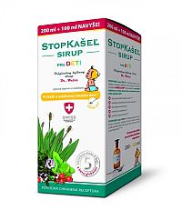 STOPKAŠEĽ SIRUP pre deti - Dr.Weiss 200+100 ml navyše (300 ml)