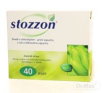 Stozzon s chlorofylom 1×40 ks, dražé proti zápachu z úst