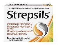 Strepsils Pomaranč s vitamínom C pas ord 1x24 ks