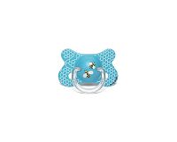 Suavinex - CUMLÍK FUSION fyziologický SILIKON 1 kus / 4-18m - MODRÁ VČELA