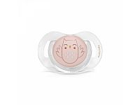 SUAVINEX | Cumlík SX PRO fyziologický BONHOMIA 0/6 m SOVIČKA - ružová 1×1 ks, cumlík