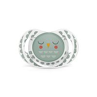 SUAVINEX | Cumlík SX PRO fyziologický BONHOMIA +18 m SOVIČKA - zelená 1×1 ks, cumlík