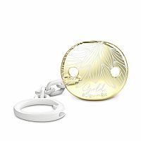 Suavinex Gold Klip Na Cumlik Premium Kremova 1×1 ks, klip na cumlík