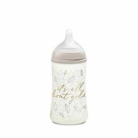 Suavinex Gold Kojen.Flasa 270 Fyziol M Kremova 1×1 ks, kojenecká fľaša