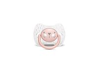 Suavinex - PREMIUM Dudlík 1 kus - 6/18 m fúzy - ružový