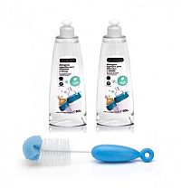 Suavinex - SET DEZINFEKCIE 2x 500 ml + modrá kefa