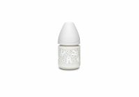 Suavinex Sklenena Flasa 120ml Zajacik Siva 1×1 ks, sklenená fľaša