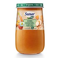 Sunar BIO zelenina morčacie mäso šošovica olivový olej 8m+ 190 g
