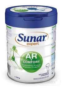 Sunar Expert AR+COMFORT 1 dojčenská výživa (od narodenia) (inov. 2020) 1x700 g