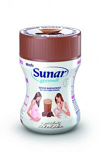 Sunar Gravimilk s príchuťou čokoláda NOVÝ plv (plast. dóza) (inov.2019) 1x300 g
