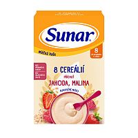 Sunar mliečna kaša krupicová príchuť vanilka na dobrú noc 340 g