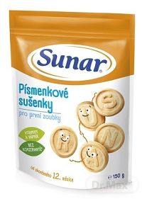 Sunar Písmenkové sušienky pre prvé zúbky (od ukonč. 12. mesiaca) 1x150 g