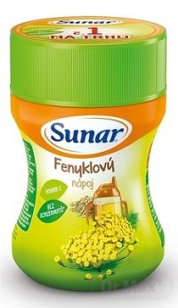 Sunar Rozpustný nápoj Feniklový v prášku (od ukonč. 4. mesiaca) 1x200 g
