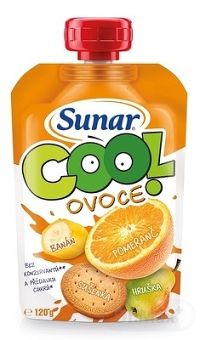 Sunárek COOL ovocie Pomaranč Banán Sušienky12+ 120 g