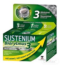 Sustenium Biorytmus 3 multivitamin MUŽ 60+ 30 tabliet