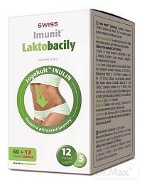 SWISS Imunit LAKTOBACILY 1×72 cps, 60+12 zadarmo