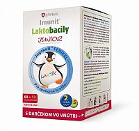 SWISS Imunit LAKTOBACILY JUNIOR tbl 60+12 (72 ks) + Darček, 1x1 set