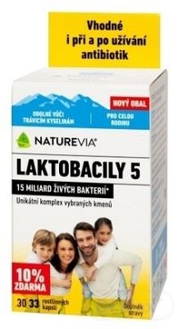 Swiss Laktobacily 5 enterický povlak 30 kapsúl