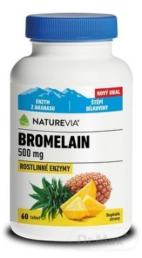 SWISS NATUREVIA BROMELAIN 500 mg tbl (inov.2019) 1x60 ks