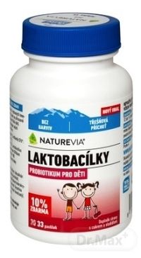 Swiss NatureVia Laktobacílky třešňové 33 kapsúl
