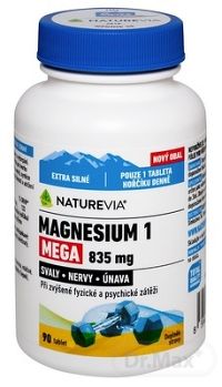 SWISS NATUREVIA MAGNESIUM 1 MEGA 835 mg tbl 1x90 ks