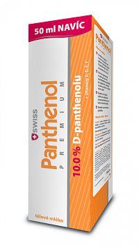 SWISS Panthenol PREMIUM 10% telové mlieko 200+50 ml (250 ml)