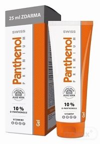 SWISS Panthenol PREMIUM gél 1×125 ml, (s nechtíkom a aloe) 100+25 ml zadarmo