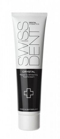 SWISSDENT CRYSTAL Regeneračný zubný krém, 100 ml